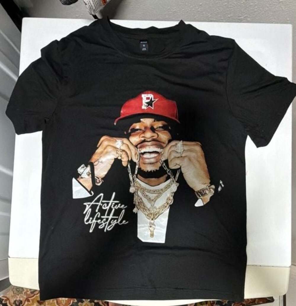 ROMWE Street Life Men's Casual Portrait Graphic T-Shirt